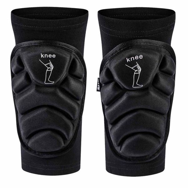 

40# knee sponge ski cross-country riding knee pads outdoor sports soft pads outdoor sports soft, Black;gray
