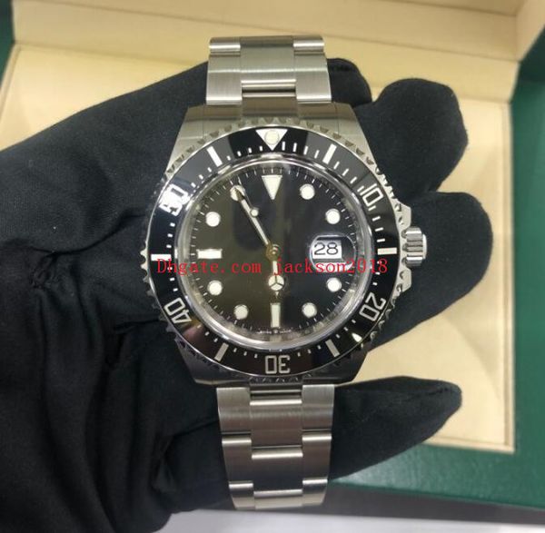 

original box luxury watches 43mm ceramic bezel 126600 126603 calendar mechanical automatic silver stainless steel bracelet men's wristw, Slivery;brown