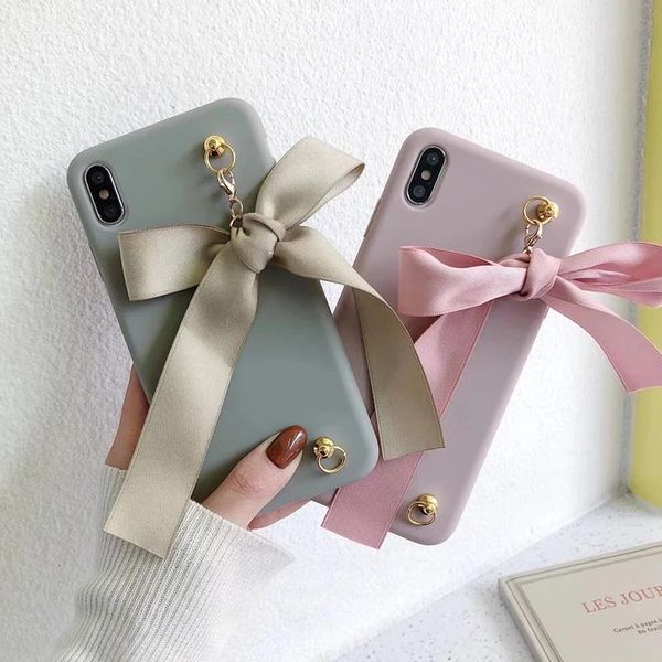

bow tie soft silicon phone case for iphone 6 7 8 plus x xs xr max 11 pro 12 min