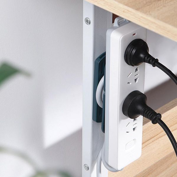 

1pcs charging plug holder holder non-marking row plug wall-mounted jumper panel bracket punch-wiring board router tslm1