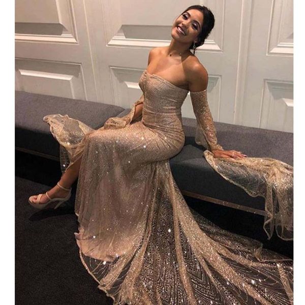 

casual dresses 2021 women spring vintage lace dress elegant party night see through maxi long sleeve grenadine bridesmaid strapless, Black;gray
