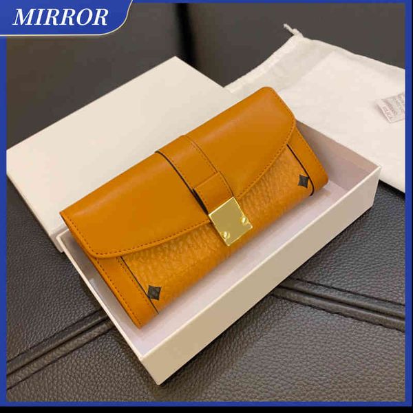 Espelho Designer Carteiras Classic Women's Wallet Fashion Bags New Bolsa Carta Impressão de Luxo Three-Dobre Cartão Saco Moeda Bolsa 4 Cores