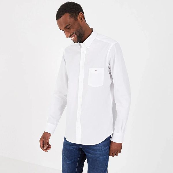 

men's casual shirts park short-sleeved shirt homme long-sleeved 100% cotton hombre yi-yuan, White;black