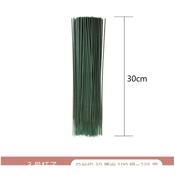 10pcs 18/2010/40cm Artificial Green Flower Haste Diy Material Floral Fio Handmade Stem Accessoies para Casamento Home de Jllcvc