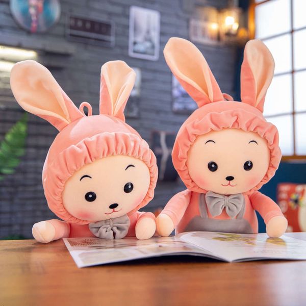 

lovely white gift plush pillow little children's girl rabbit princs doll