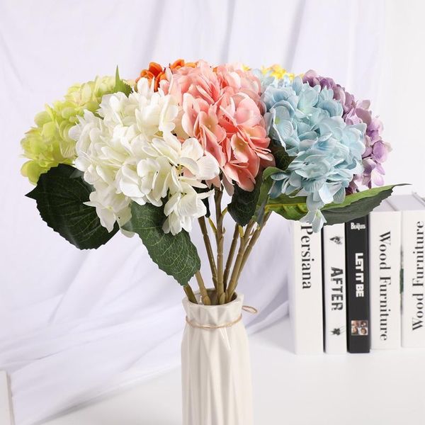 

decorative flowers & wreaths 1 bundle artificial hydrangea flower for wedding party birthday year valentine's day diy interior vases de