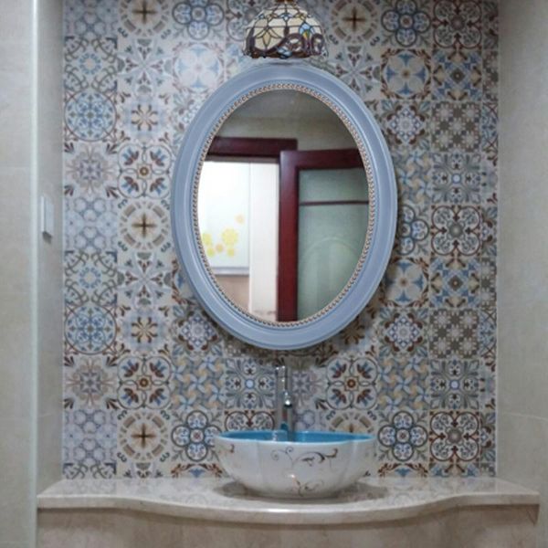 

mirrors 73cmx58cm american retro bathroom mirror north european toilet wall hanger cosmetic