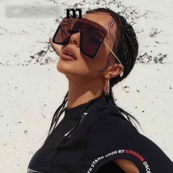 

men fashion square sun frame new women 2021 half sunglasses piece goggles oversized glasses sunglasses big one fwiuv jwgwh, White;black