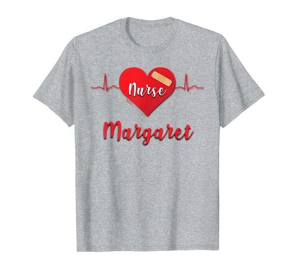 

registered nurse margaret rn, lpn week t shirt, White;black
