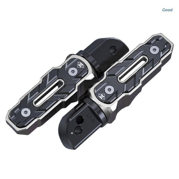 

pedals 2pcs aluminium alloy folding footrest wearproof rear motorcycle for 321r