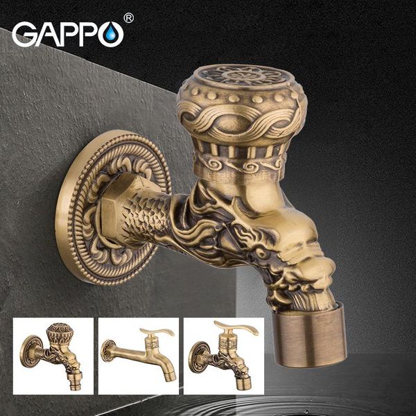 

gappo grifos bibcocks wall mounted washing machine faucet antique brass mop basin faucet garden tap sink taps outdoor faucets