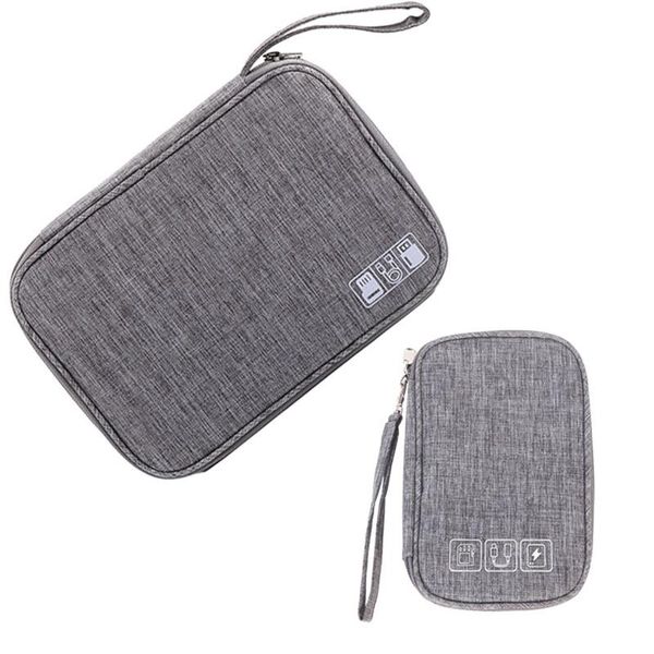 

storage bags travel portable cable organizer case ,electronic soft carrying usb, charger, zipper bag power bank sleeve with
