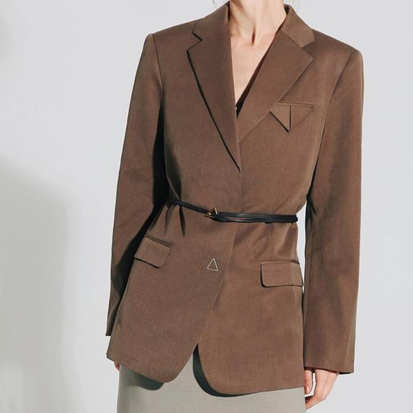 

women's suits & blazers classic vintage women blazer custom made loose coat fashion streetweat retro notched lapel office lady jacket, White;black