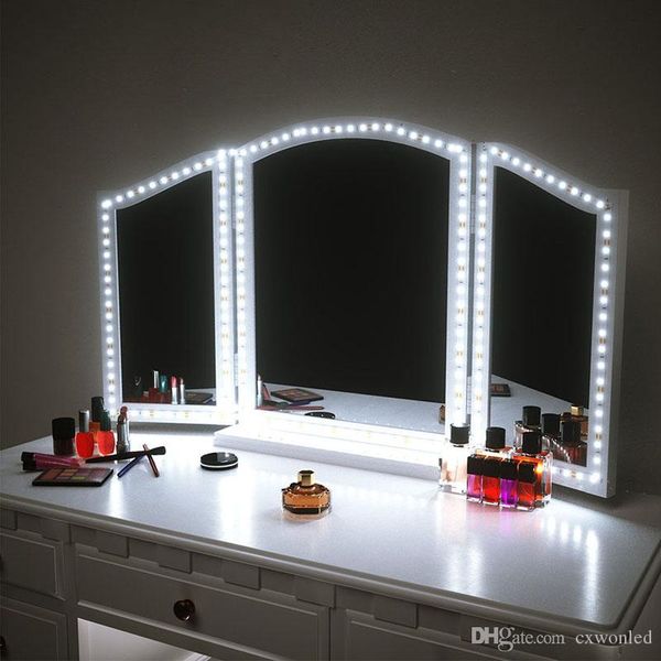 

led makeup mirror 13ft 4m 240leds vanity mirror lights led strip kit light mirror for makeup table set with dimmer and power supply