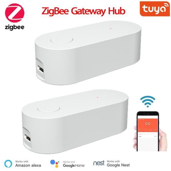 

smart home control tuya zigbee gateway hub bridge life app devices wireless remote controller via alexa google