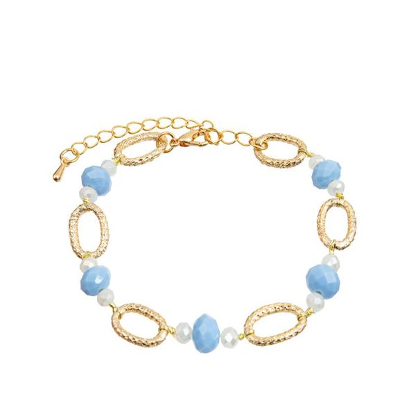 

link, chain handmad crystal bracelet enamel bead bangle for women unique design heart shape big jewelry trendy girl wristband, Black