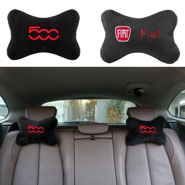 

seat cushions vehicar 1pc car headrest for 500 cotton auto neck protector driver relax care cars styling interior decoration