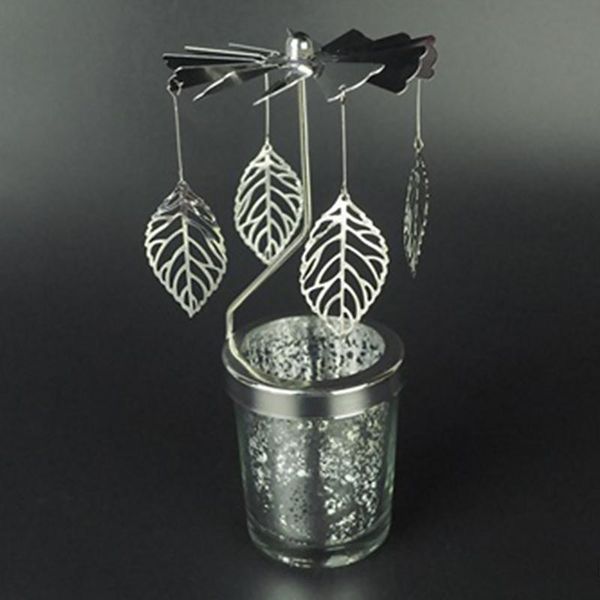 

candle holders dating carousel bar romantic metal tealight holder rotary spinning wedding european style christmas party candlestick