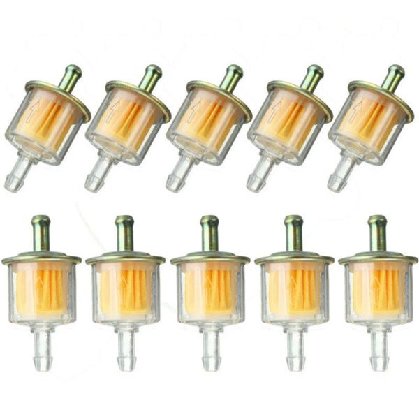 

parts petrol 8mm fuel filters accessories 10pcs/kit motorcycle inline gas