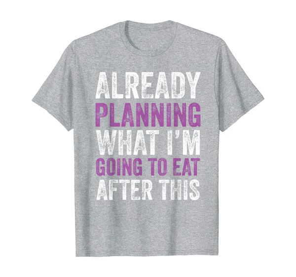 

already planning what im going to eat after this t-shirt, White;black