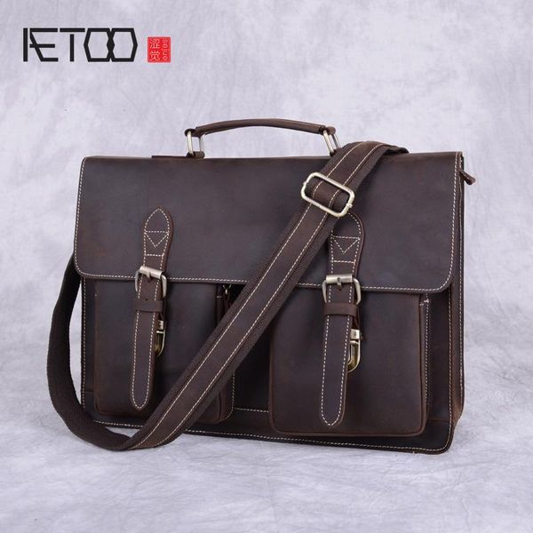 

hbp aetoo mad horse leather men's bag, leather slant bag