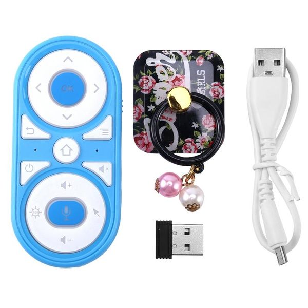 

gyro air mouse google voice microphone rgb backlit smart remote control 2.4g rechargeable mini controlers
