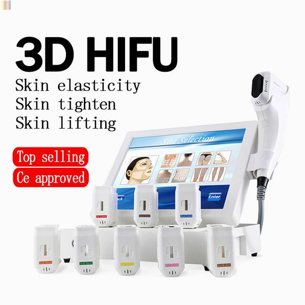 

3d 4d hifu machine 12 lines focused ultrasonic fat reduction body slimming face lift wrinkle removal beauty machine (2, 5 or 8 cartridges
