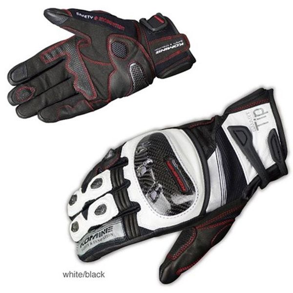 

sports gloves gk193 motorcycle locomotive racing touch screen breathable anti-fall knight riding, Black