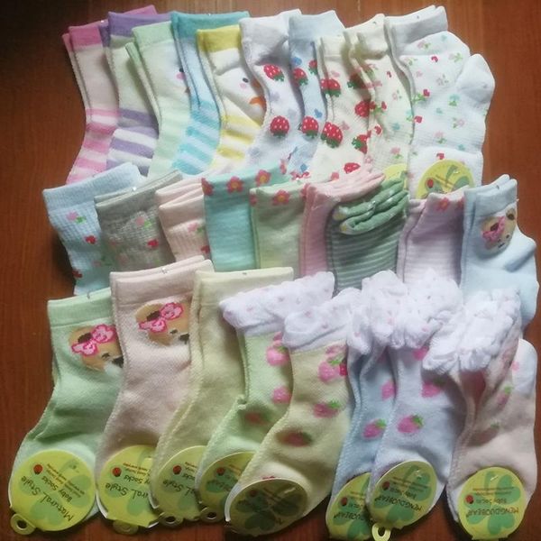 

socks kid children boys girls cartoon mesh sock for spring summer, Pink;yellow