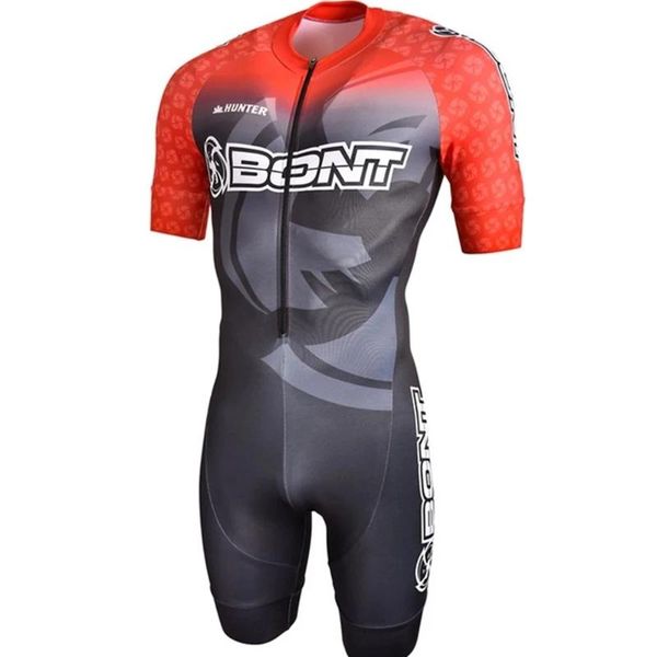 

racing sets bont pro team pak mannen triathlon korte mouw fietsen kleding cyclisme schaatspak tri mtb jumpsuit, Black;blue