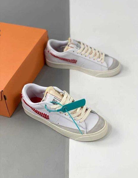 

2021 new blazer white red womens mens low cny running shoes dj2008-161 size 36-45