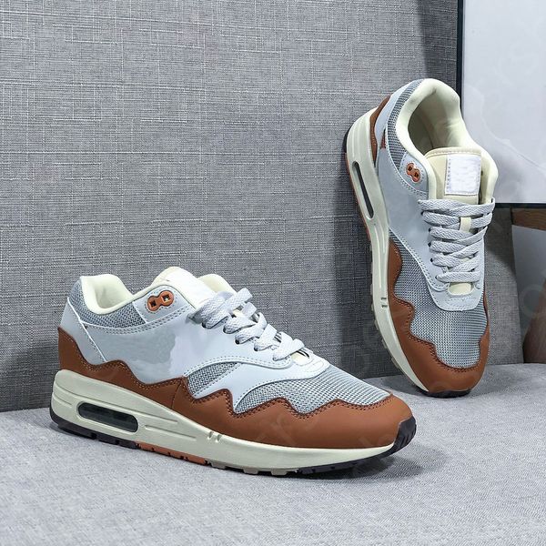 

patta x 1 low monarch aqua shoes metallic silver mesh black grey pattas men women sneakers platinum outdoor authentic sports trainers size 3, White;red