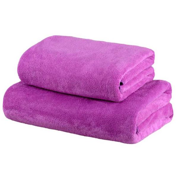 

towel bath 80cmx180cm and 35x75cm thick soft absorbent beauty salon special bed set