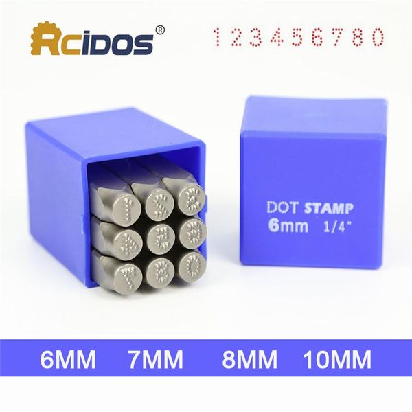 

craft tools numbers 6/7/8/10mm dotted/lattice motorbike,rcidos car chassis number stamp steel word punch stamp/matrix 0-8