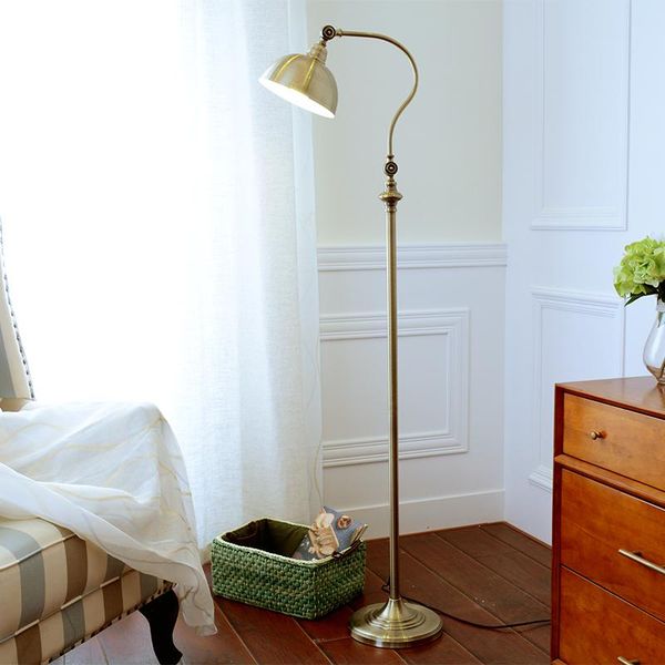 

modern nordic american iron painted e27 led adjustable floor lamp floor light for living room bedside study room l