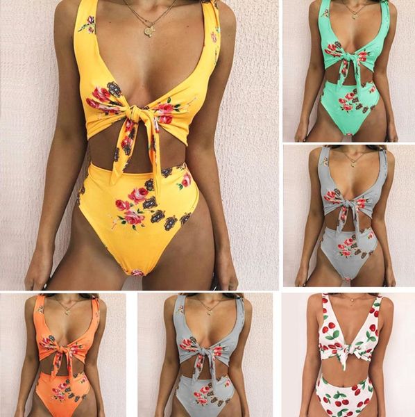 

women's swimsuit women s bikini swimwear padded beach party bikinis girls swim wear two piece flower bathing suits, White;black
