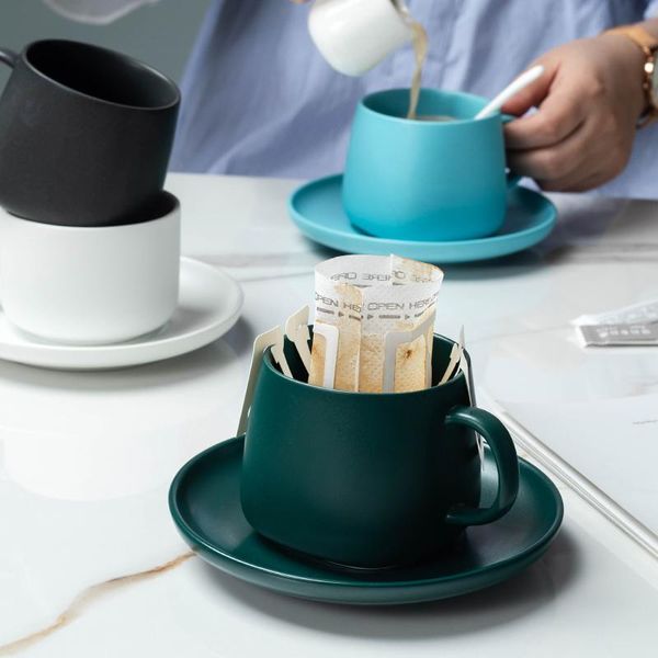 

mugs home office ceramic coffee cups simple four color nordic style household elegant afternoon tea