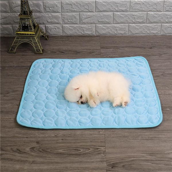 

kennels & pens summer pet ice mat dog silk cat cool cooling beds for small dogs