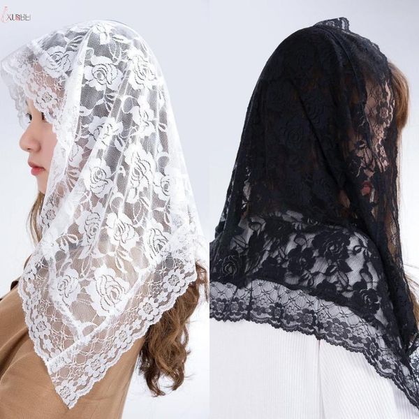 

bridal veils white black one layer lace wedding veil blusher face without comb edge accessories voile mariage