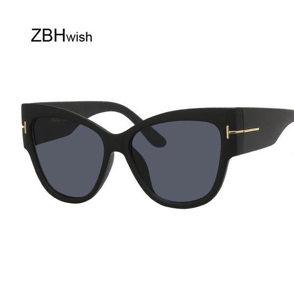 

sunglasses fashion cat eye women vintage brand design square luxury sun glasses female big frame shades eyewear oculos, White;black