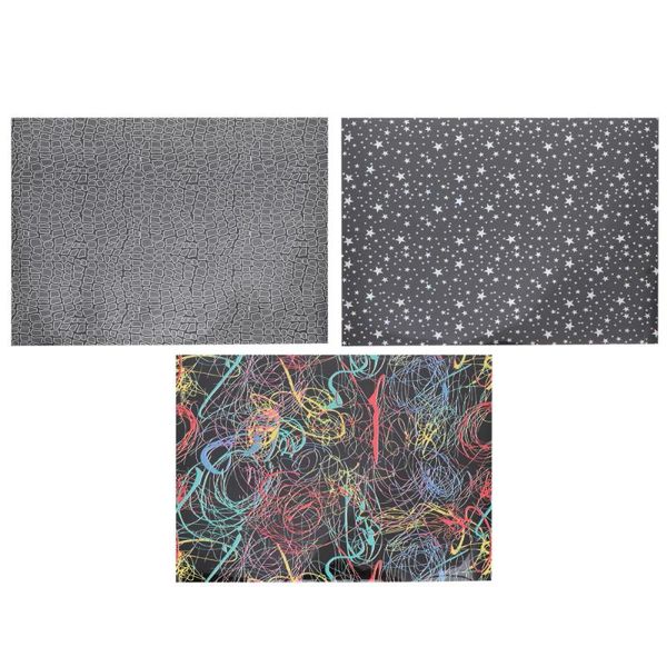 

window stickers 3pcs clothing printing craft mixed color creative adhesive sheets