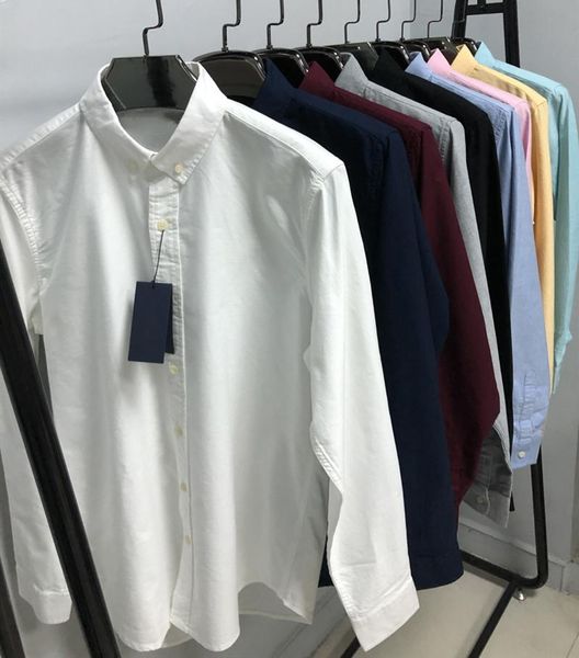 

men's casual shirts d906 homme small horse 100%cotton camisa masculina men long sleeve dress fashion hombre chemises, White;black