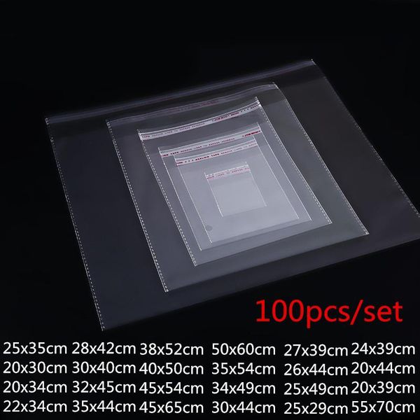

gift wrap multi-size transparent sealed bag opp plastic cellophane candy and small jewelry packaging