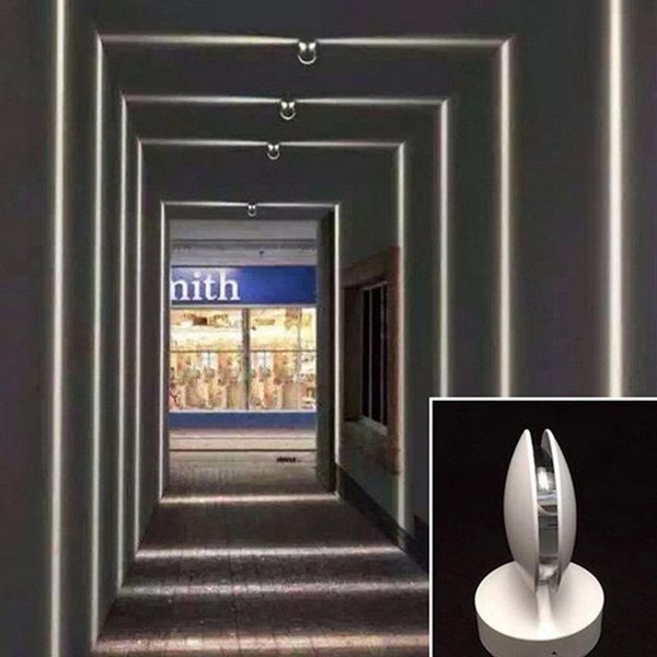 

wall lamp led light outdoor waterproof round corridor 360 degree adjustable