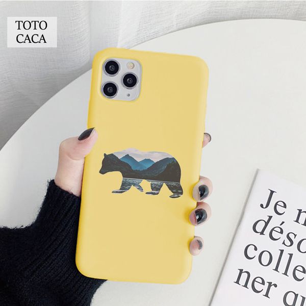 

mountain bear phone protection soft case for samsung a20 a30 a40 a50 a51 a70 s8 s9 s10 s20 plus