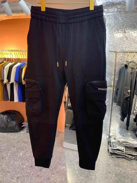 

men's pants z11801 fashion 2021 runway european design party style clothing, Black