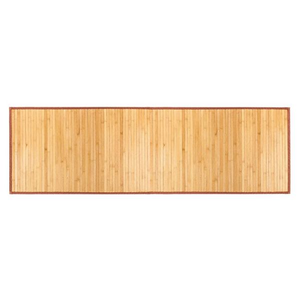 

21"*60" non-sliding waterproof bamboo floor mat natural