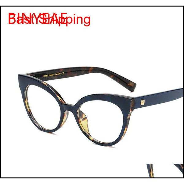 

fashion women cat eye glasses frames cat's eye clear eyeglasses ladies spectacles frame retro women's glass qylaxu bdebaby, Blue