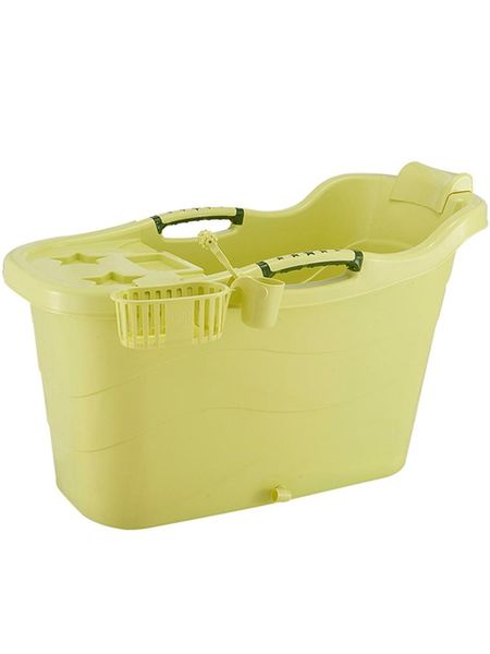 

bathing tubs & seats bath barrel double folding thickening plastic inflatable