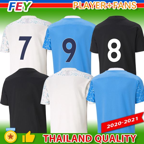 

2020 2021 football jersey soccer jerseys 20 21 futbol third custom football uniform survetement soccer uniforms sports clothes, Black;yellow